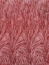 Fashion Glitter Design On A Mesh Lace Polyester Fabric - Glitter Mesh Lace, 54" Width, 36" Length (1 Yard)