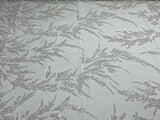 Fashion Beaded Vine Lace Polyester Fabric - Beaded Vine Pattern, 54" Width (1 Yard)