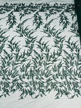 Fashion Beaded Vine Lace Polyester Fabric - Beaded Vine Pattern, 54" Width (1 Yard)