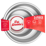 Fat Daddios Celebration Round Cake Set, 3 Piece