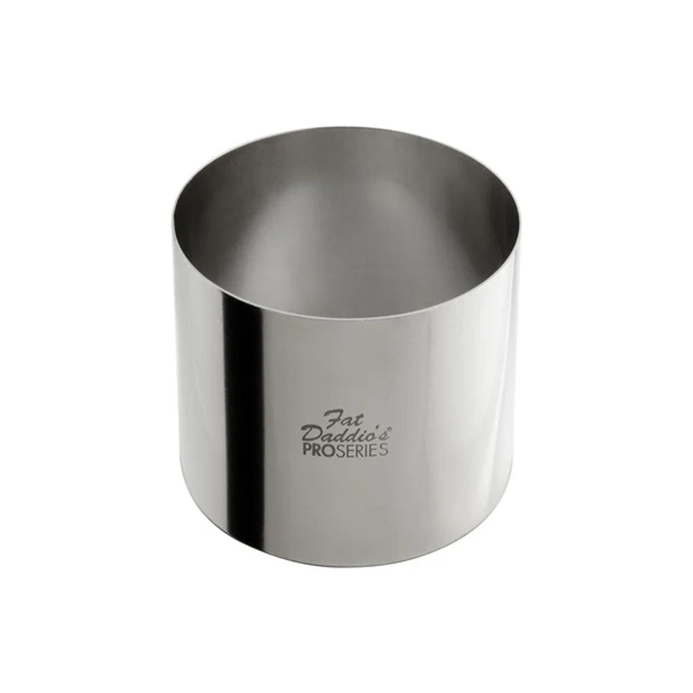 Fat Daddio's Stainless Steel Round Cake Ring, 3-1/2" x 3" High