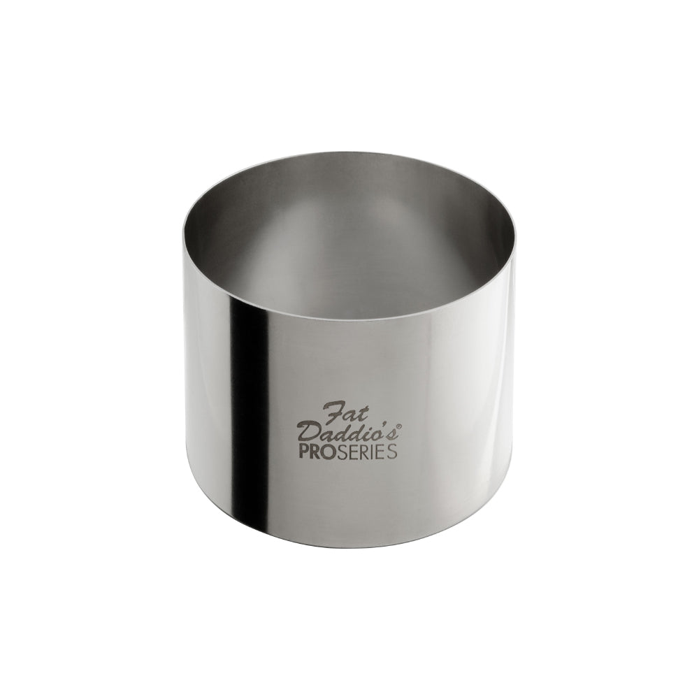 Fat Daddio's Stainless Steel Round Cake Ring, 3" x 2"