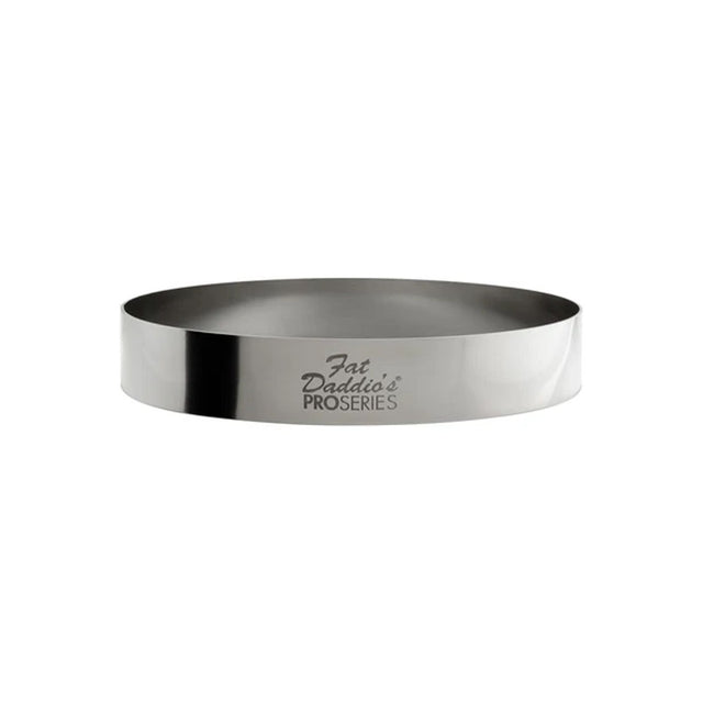 Fat Daddio's Stainless Steel Round Cake Ring, 4" x 3/4" High