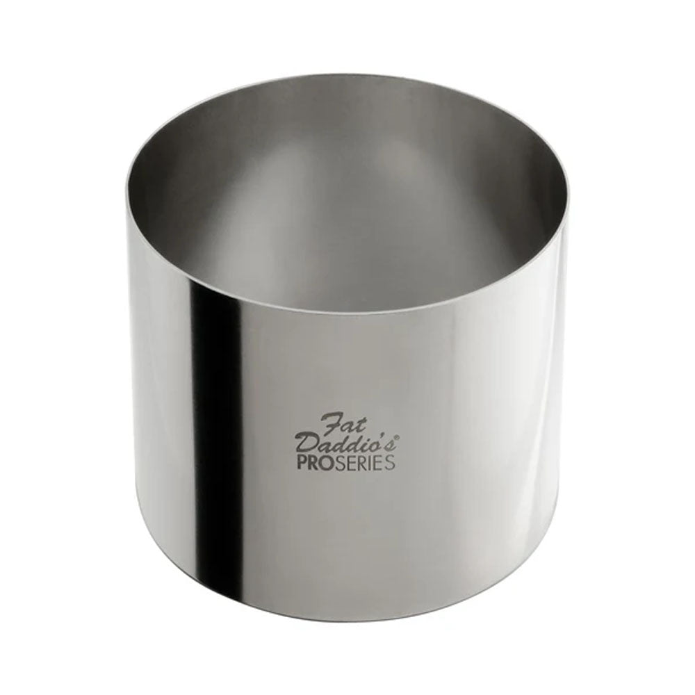 Fat Daddio's Stainless Steel Round Cake Ring, 4" x 2-3/8" High