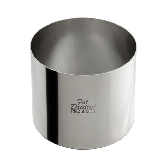 Fat Daddio's Stainless Steel Round Cake Ring, 4" x 2-3/8" High