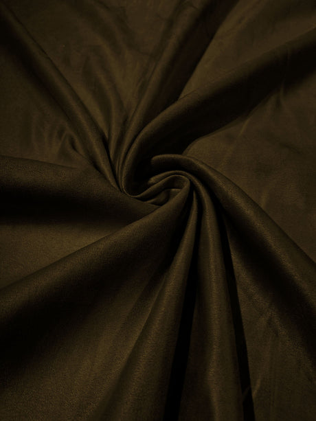 Faux Suede Polyester Fabric - Solid, 58" Width (1 Yard)