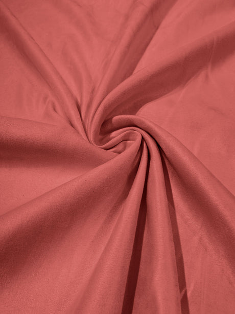 Faux Suede Polyester Fabric - Solid, 58" Width (1 Yard)