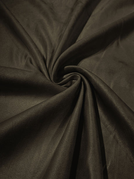 Faux Suede Polyester Fabric - Solid, 58" Width (1 Yard)
