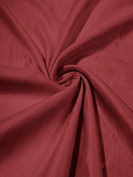 Faux Suede Polyester Fabric - Solid, 58" Width (1 Yard)