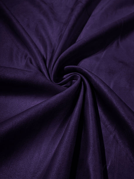 Faux Suede Polyester Fabric - Solid, 58" Width (1 Yard)