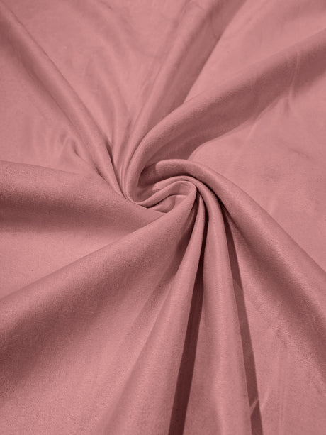 Faux Suede Polyester Fabric - Solid, 58" Width (1 Yard)