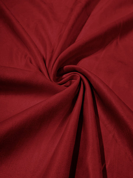 Faux Suede Polyester Fabric - Solid, 58" Width (1 Yard)