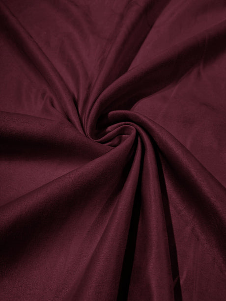 Faux Suede Polyester Fabric - Solid, 58" Width (1 Yard)