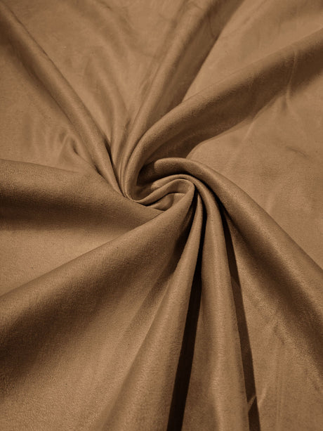 Faux Suede Polyester Fabric - Solid, 58" Width (1 Yard)