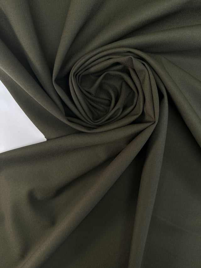 Polyester Viscose Elastane Woven Green