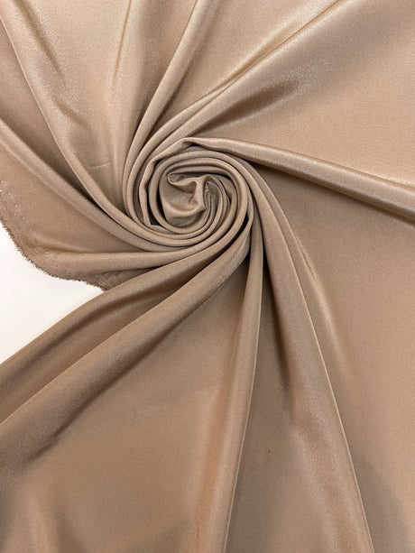 Polyester Crepe Beige Lightweight