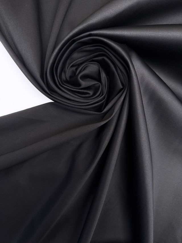 Cotton Viscose Elastane Woven Black