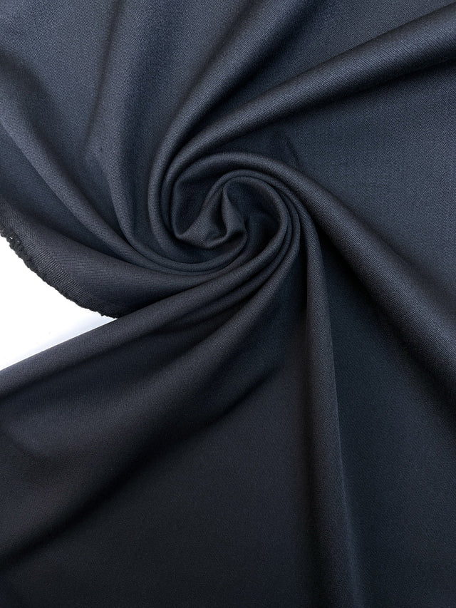 Blue Wool Twill Suit Fabric
