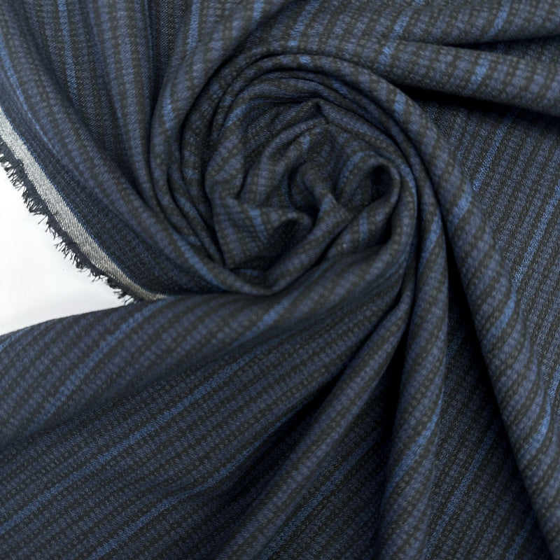 Jacquard Blend Striped Blue-Black