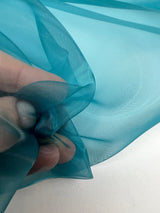 Blue Polyamid Organza