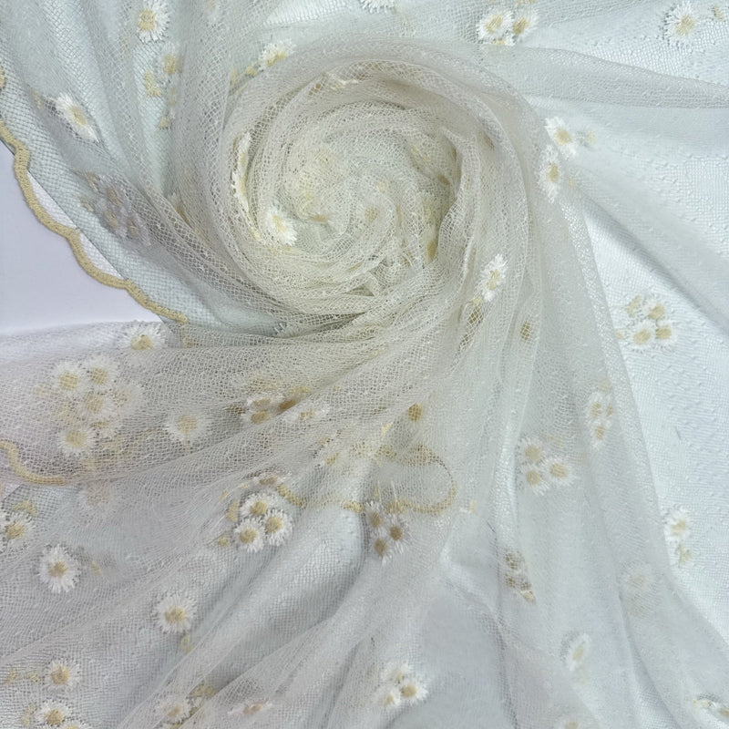 Embroidered Polyamid Mesh