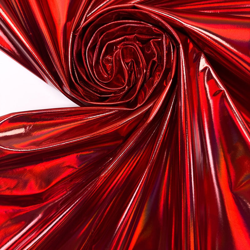 Polyamide Elastane Knitted Checked Red