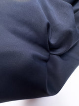 Viscose Polyester Blend Woven Blue Stretch Fabric