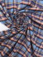 Cotton Flannel Multicolour Striped Checked