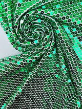 Polyester Chiffon Sequin Green