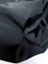 Black Polyester Plain Woven Polyester