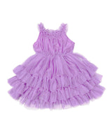 Unik Girl Tulle Layered Dress - Tulle Fabric, Layered Design, Multiple Colors, Sizes 4-10 (1 Piece)