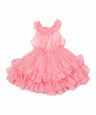 Unik Girl Tulle Layered Dress - Tulle Fabric, Layered Design, Multiple Colors, Sizes 4-10 (1 Piece)