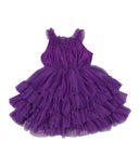 Unik Girl Tulle Layered Dress - Tulle Fabric, Layered Design, Multiple Colors, Sizes 4-10 (1 Piece)