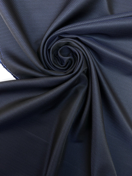 Wool Blend Changeant Fabric Blue Black