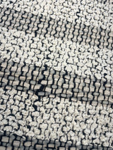 Wool Tweed Suit Fabric White Beige Black