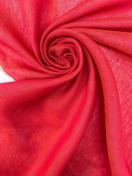 Linen Viscose Changeant Melange Fabric