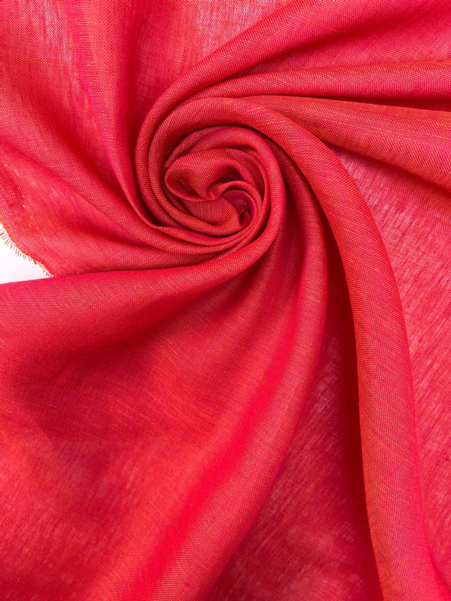 Linen Viscose Changeant Melange Fabric