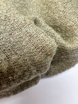 Wool Bouclé Fabric Green Shades
