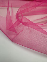 Pink Polyamide Mesh Fabric