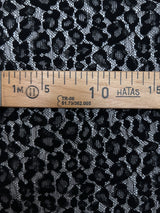 Black Animal Lace