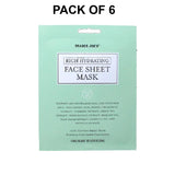 Trader Joe’s Rich Hydrating Face Sheet Mask Natural Cucumber Fragrance | 0.67 Fl Oz
