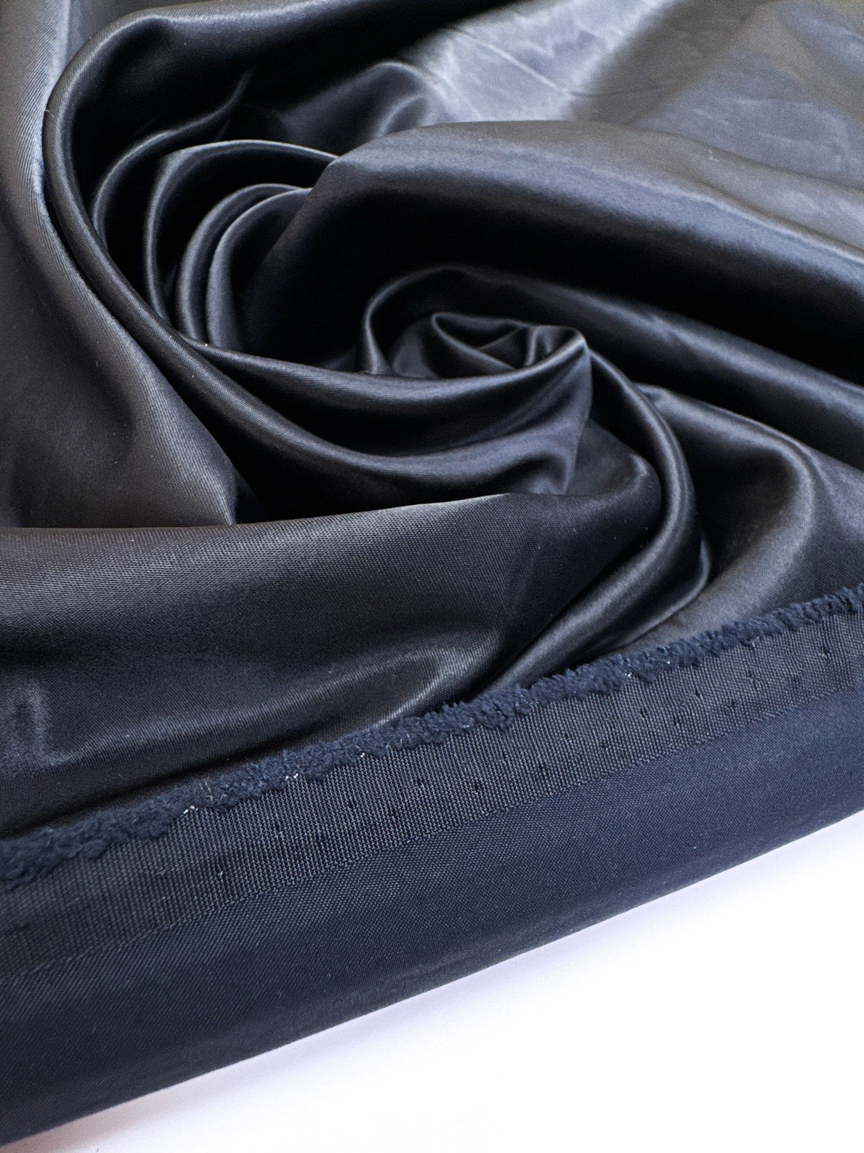 Polyamide Sateen Blue Moiré