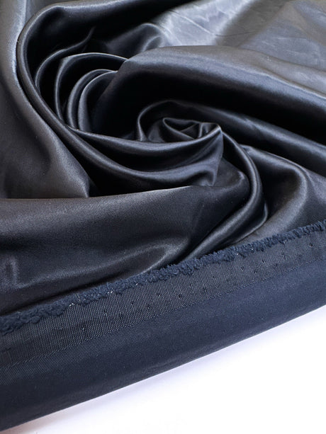 Polyamide Sateen Blue Moiré