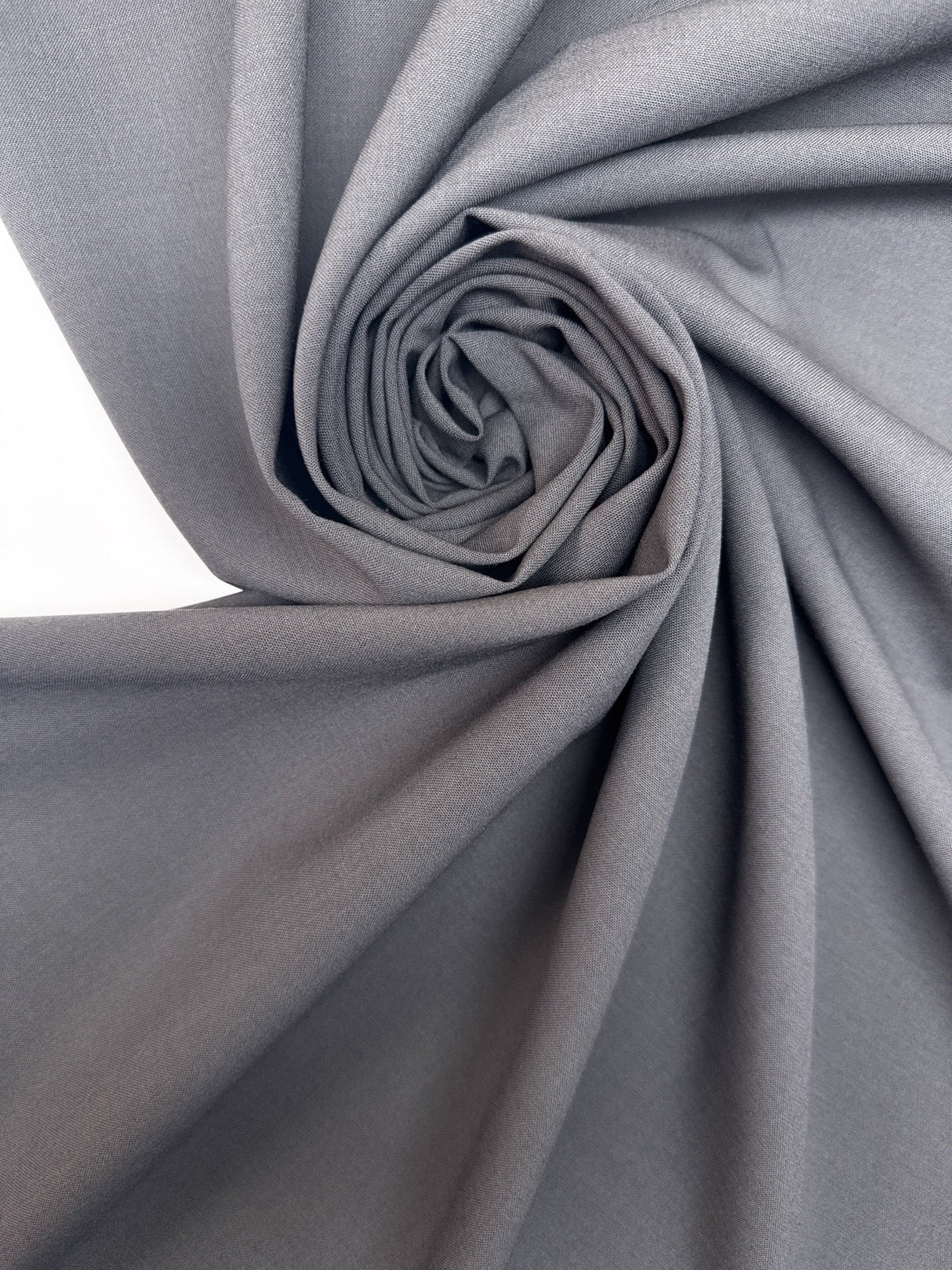 Polyester Virgin Wool Elastane Woven Gray