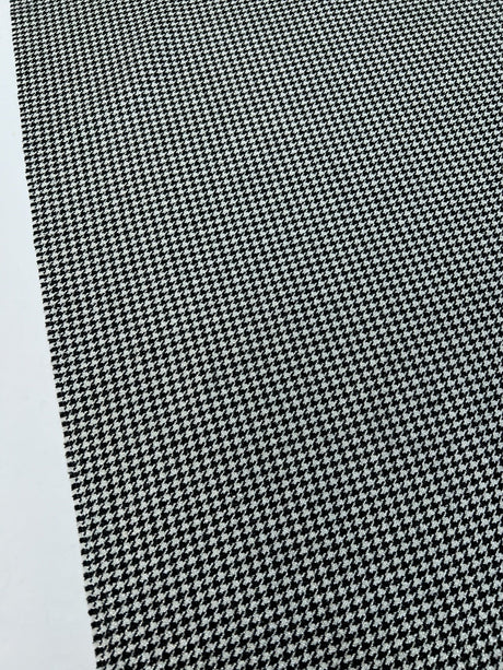 Wool Tweed Houndstooth Fabric