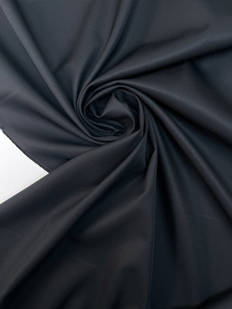 Cotton Twill Fabric Blue Black