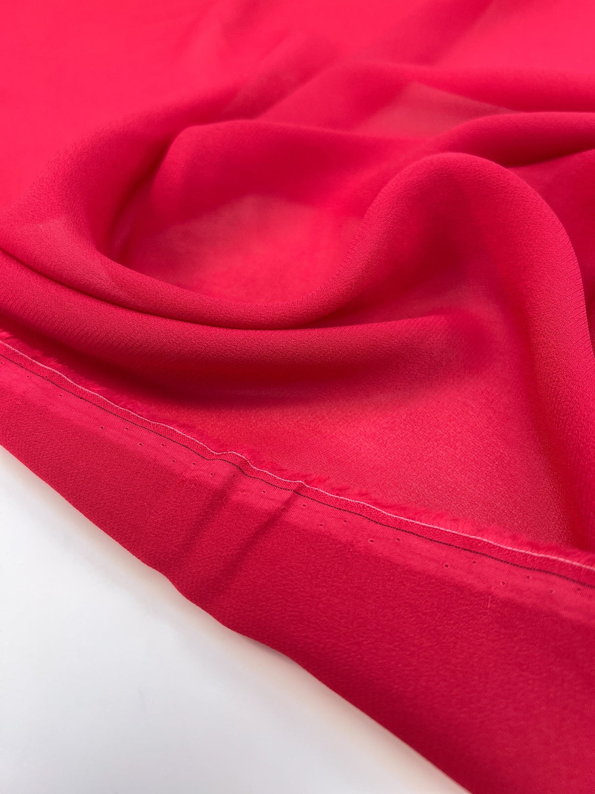 Viscose Crepe Fabric in Red Shades