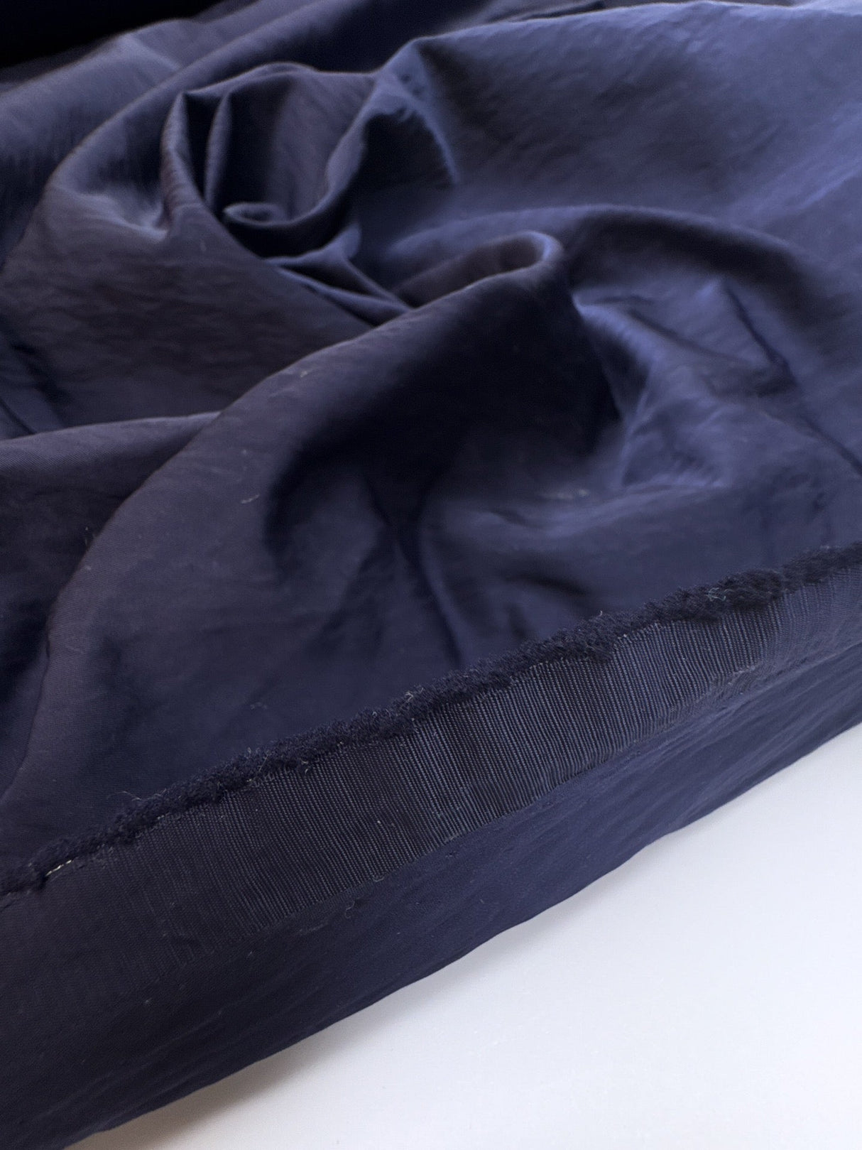 Polyamide Crinkled Fabric Purple Blue
