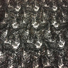 Floral Sequin Lace Fabric 52" Wide Polyester