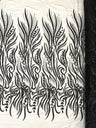 Phoenix Feather Beaded Lace Hand Beaded Lace Fabric - Gold, Hunter Green, Beige, Blush Pink, Ivory, Lavender, Red, Royal Blue, Silver, Black, 54" Width (1 Yard)